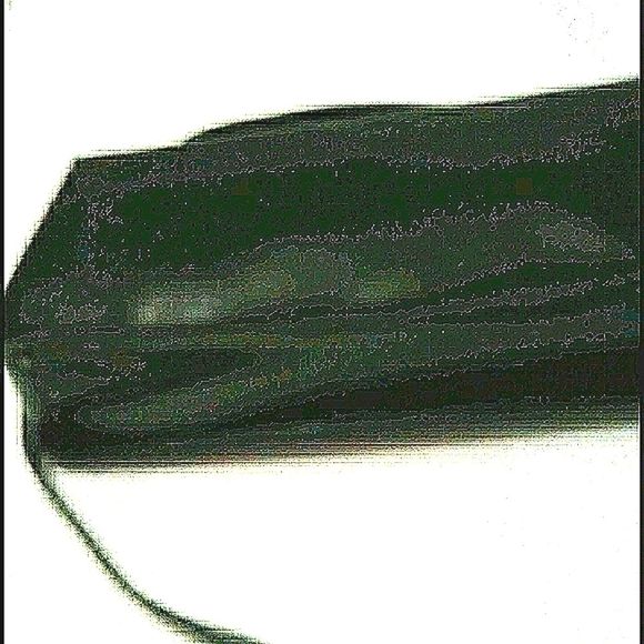 Merona Black & Leopard Print Vegan Leather Classic Envelope Clutch Bag - Picture 4 of 8